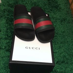 Gucci Slides box & both dust bags included